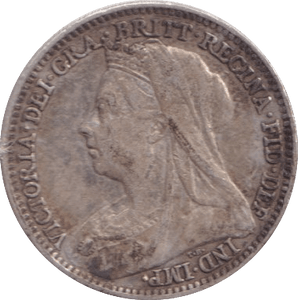 1895 THREEPENCE ( VF ) - Threepence - Cambridgeshire Coins