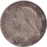 1895 THREEPENCE ( VF ) - Threepence - Cambridgeshire Coins