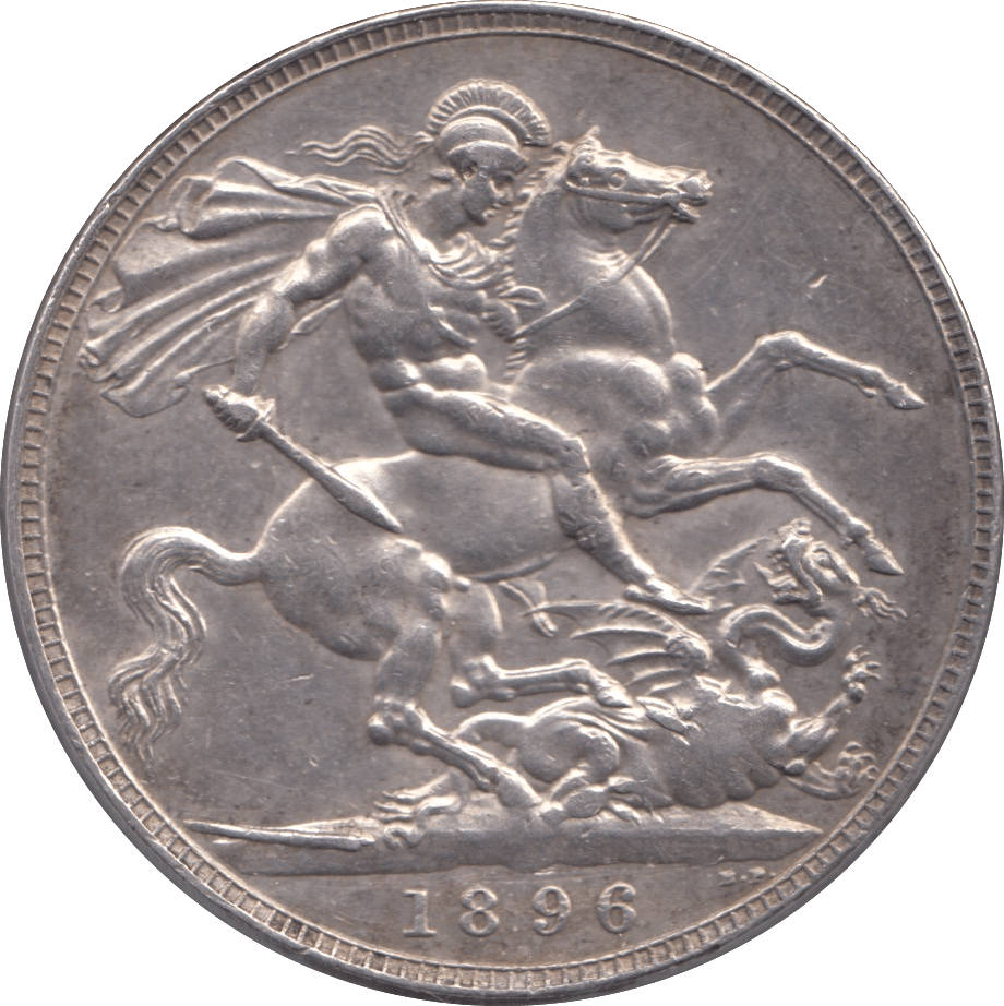 1896 CROWN ( EF ) LIX - CROWN - Cambridgeshire Coins