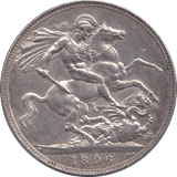 1896 CROWN ( EF ) LIX - CROWN - Cambridgeshire Coins