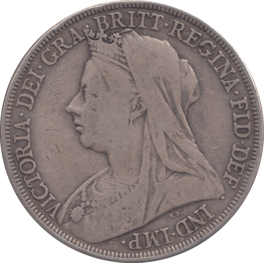 1896 CROWN ( FINE ) - CROWN - Cambridgeshire Coins