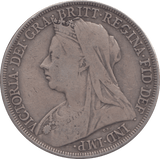 1896 CROWN ( FINE ) - CROWN - Cambridgeshire Coins