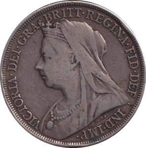 1896 CROWN ( FINE ) - CROWN - Cambridgeshire Coins