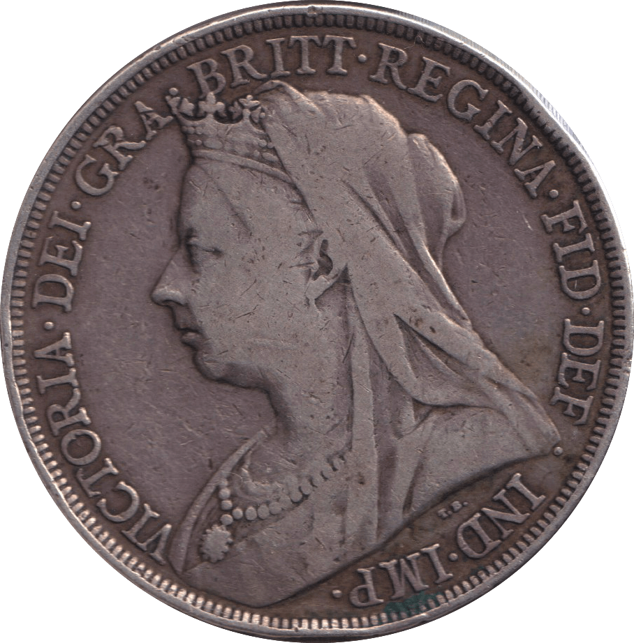1896 CROWN ( FINE ) - CROWN - Cambridgeshire Coins