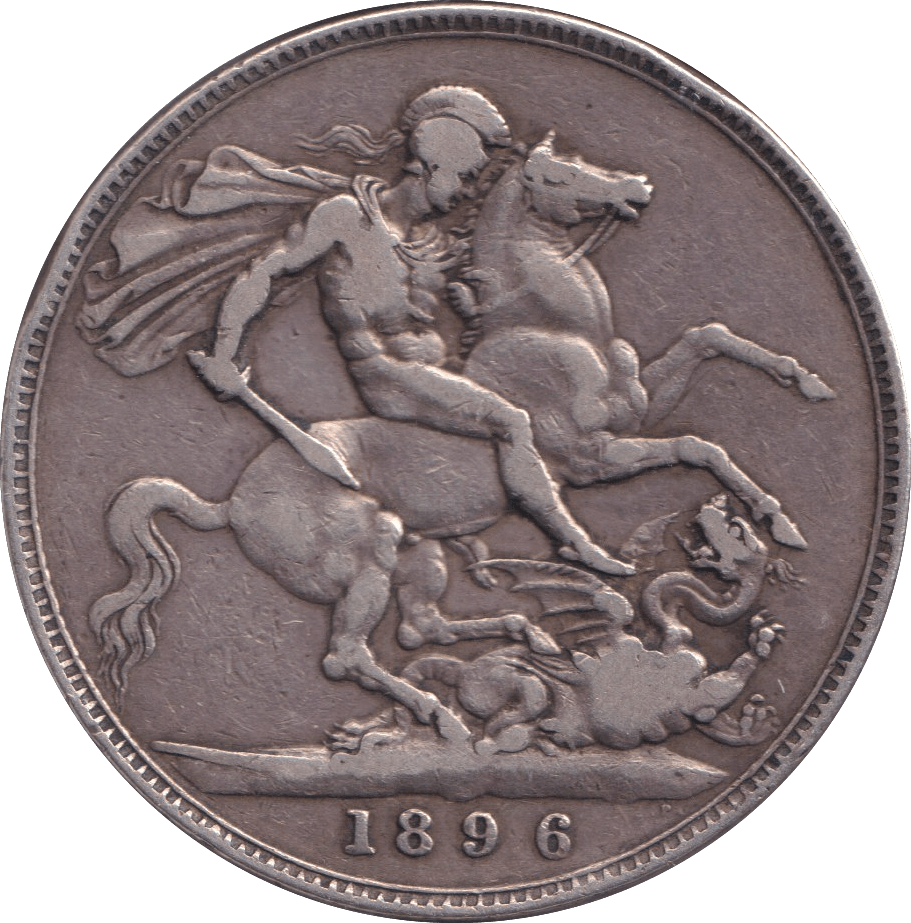 1896 CROWN ( FINE ) - CROWN - Cambridgeshire Coins