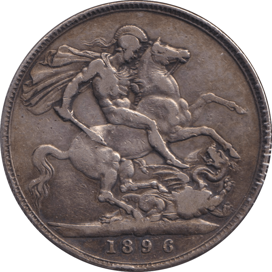 1896 CROWN ( FINE ) - CROWN - Cambridgeshire Coins