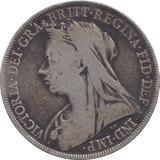 1896 CROWN ( FINE ) - CROWN - Cambridgeshire Coins