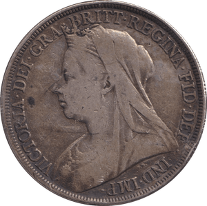 1896 CROWN ( FINE ) - CROWN - Cambridgeshire Coins