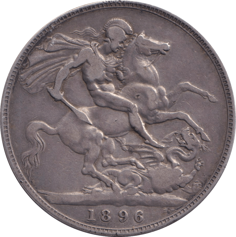 1896 CROWN ( FINE ) - CROWN - Cambridgeshire Coins