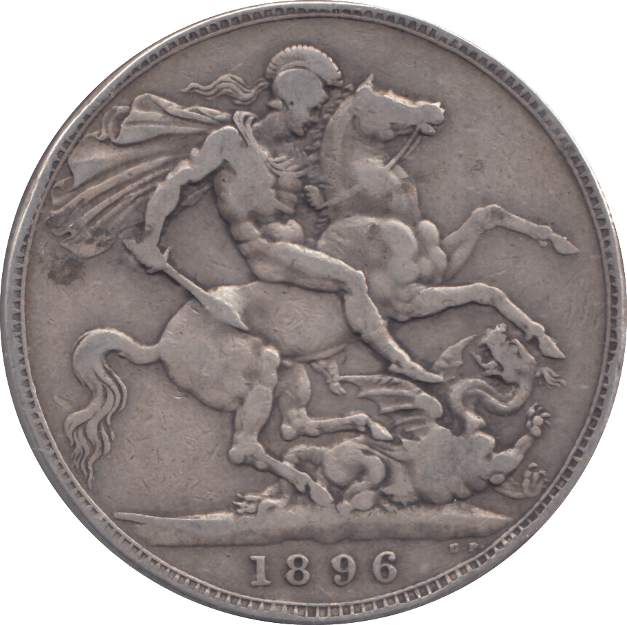1896 CROWN ( FINE ) - CROWN - Cambridgeshire Coins