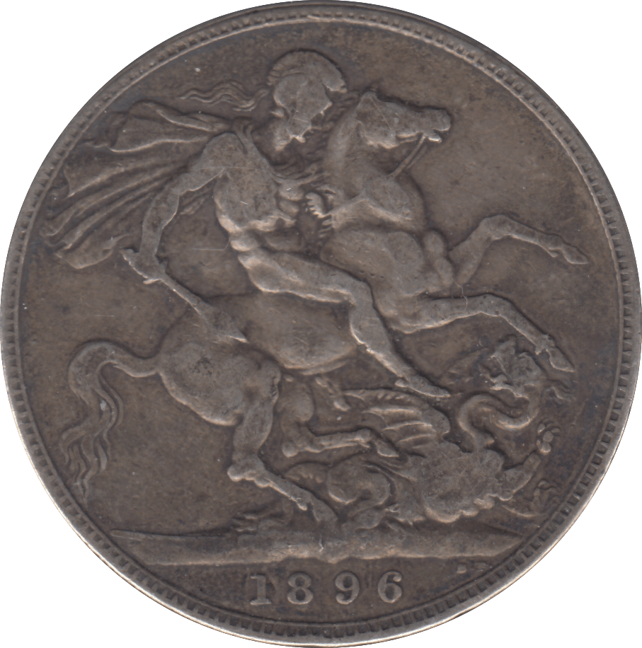 1896 CROWN ( FINE ) - CROWN - Cambridgeshire Coins