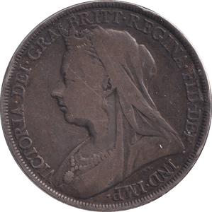 1896 CROWN ( FINE ) - CROWN - Cambridgeshire Coins