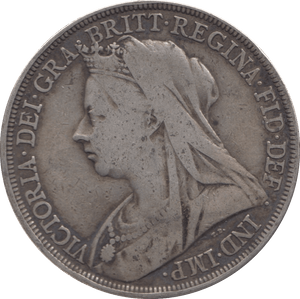 1896 CROWN ( FINE ) D1 - CROWN - Cambridgeshire Coins
