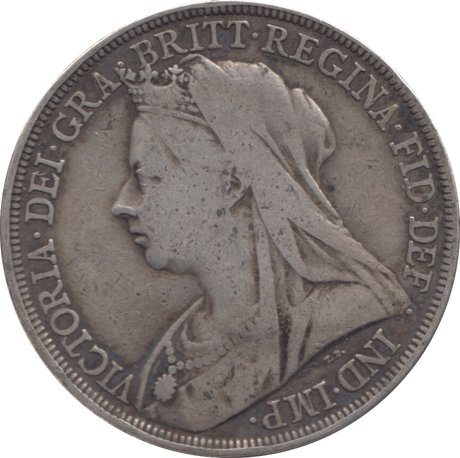 1896 CROWN ( FINE ) D1 - CROWN - Cambridgeshire Coins