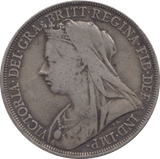 1896 CROWN ( FINE ) D1 - CROWN - Cambridgeshire Coins