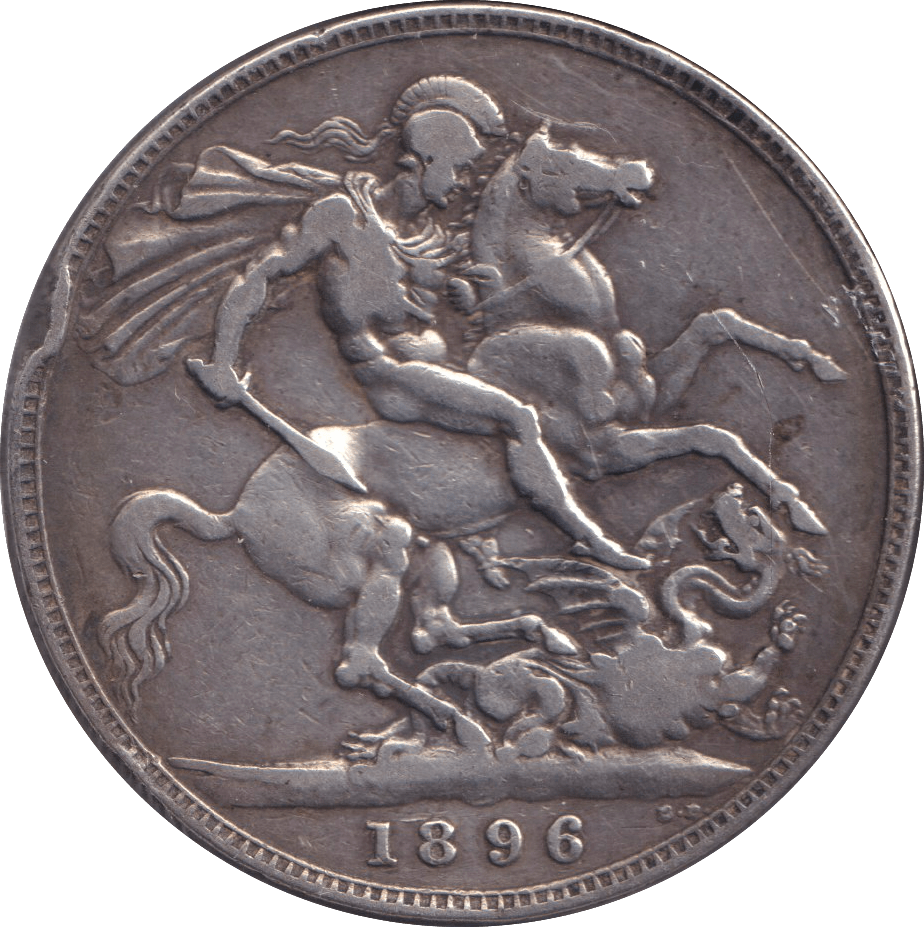 1896 CROWN ( FINE ) LX - CROWN - Cambridgeshire Coins