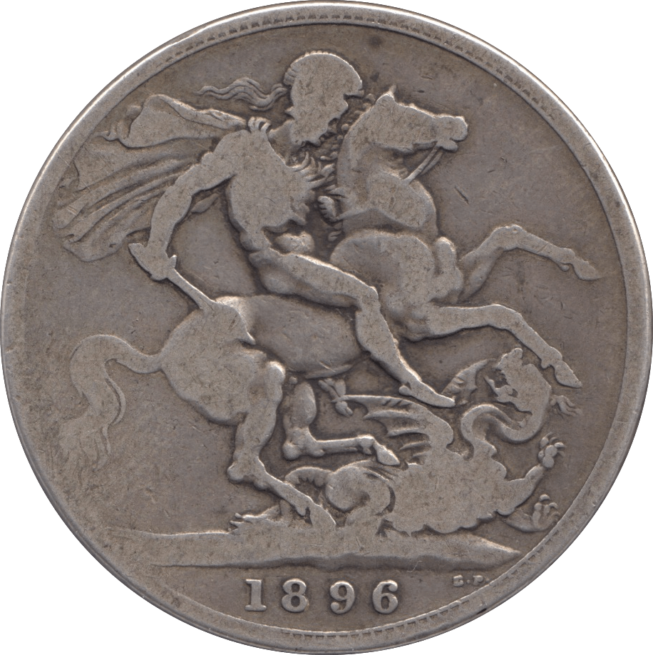 1896 CROWN ( FINE ) LX - CROWN - Cambridgeshire Coins