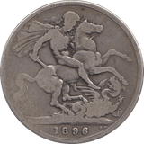 1896 CROWN ( FINE ) LX - CROWN - Cambridgeshire Coins