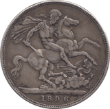 1896 CROWN ( GF ) - CROWN - Cambridgeshire Coins