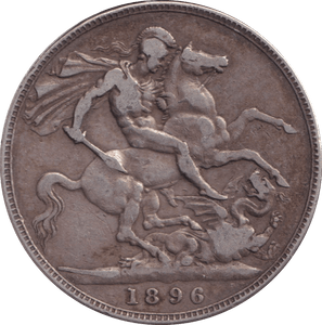 1896 CROWN ( GF ) - CROWN - Cambridgeshire Coins