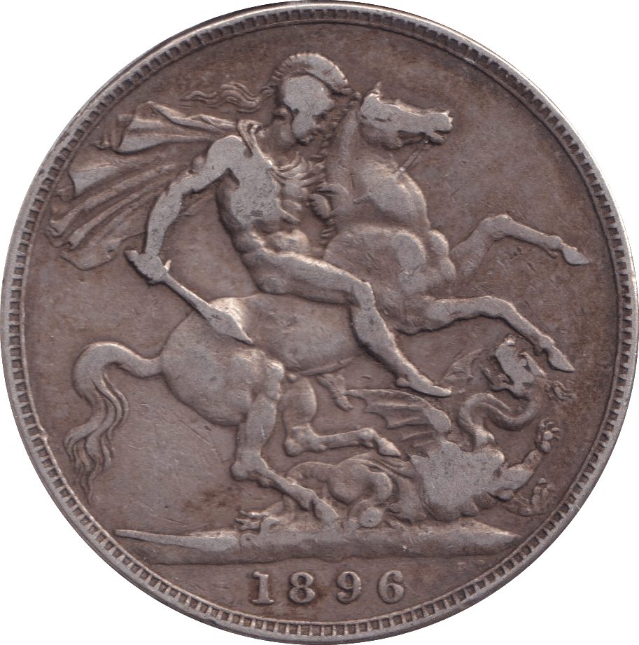 1896 CROWN ( GF ) - CROWN - Cambridgeshire Coins
