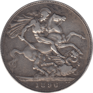 1896 CROWN ( GF ) - CROWN - Cambridgeshire Coins