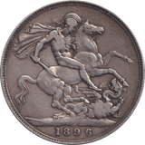 1896 CROWN ( GF ) - CROWN - Cambridgeshire Coins