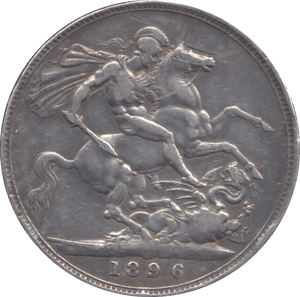 1896 CROWN ( GF ) - CROWN - Cambridgeshire Coins