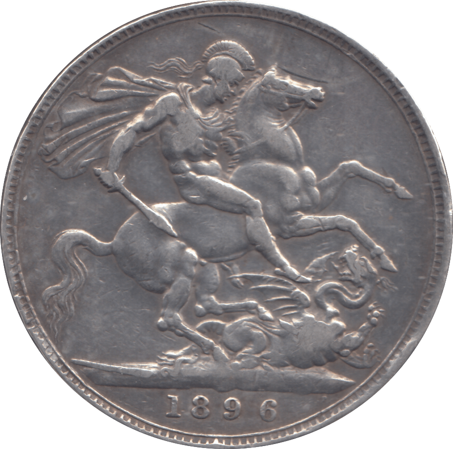 1896 CROWN ( GF ) - CROWN - Cambridgeshire Coins