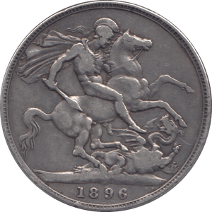 1896 CROWN ( GF ) - Crown - Cambridgeshire Coins