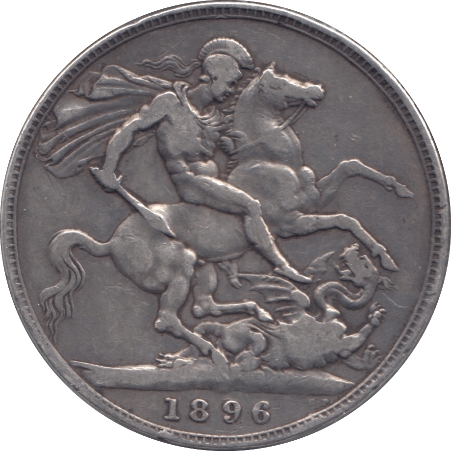 1896 CROWN ( GF ) - Crown - Cambridgeshire Coins