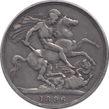 1896 CROWN ( GF ) - Crown - Cambridgeshire Coins