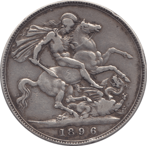 1896 CROWN ( GF ) - CROWN - Cambridgeshire Coins