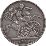 1896 CROWN ( GF ) - CROWN - Cambridgeshire Coins