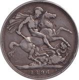 1896 CROWN ( GF ) - CROWN - Cambridgeshire Coins