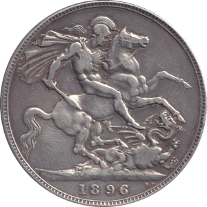 1896 CROWN ( GF ) - CROWN - Cambridgeshire Coins