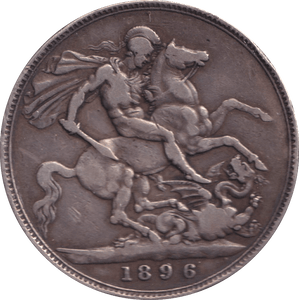 1896 CROWN ( GF ) - CROWN - Cambridgeshire Coins