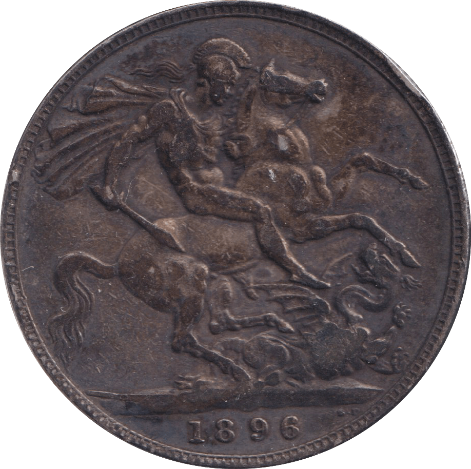 1896 CROWN ( GF ) - CROWN - Cambridgeshire Coins