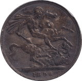 1896 CROWN ( GF ) - CROWN - Cambridgeshire Coins