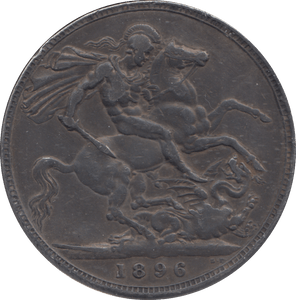 1896 CROWN ( GF ) - CROWN - Cambridgeshire Coins