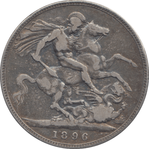1896 CROWN ( GF ) - CROWN - Cambridgeshire Coins
