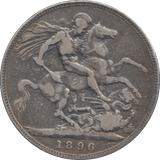 1896 CROWN ( GF ) - CROWN - Cambridgeshire Coins