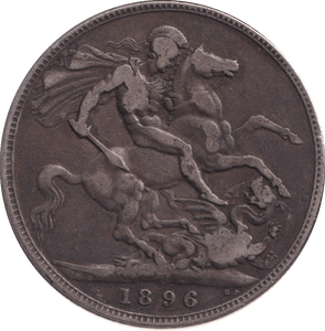 1896 CROWN ( GF ) - CROWN - Cambridgeshire Coins