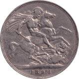 1896 CROWN ( GF ) - FLORIN - Cambridgeshire Coins