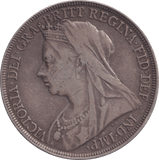 1896 CROWN ( GF ) - FLORIN - Cambridgeshire Coins