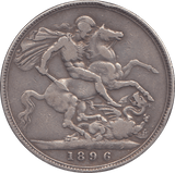 1896 CROWN ( GF ) LX - CROWN - Cambridgeshire Coins
