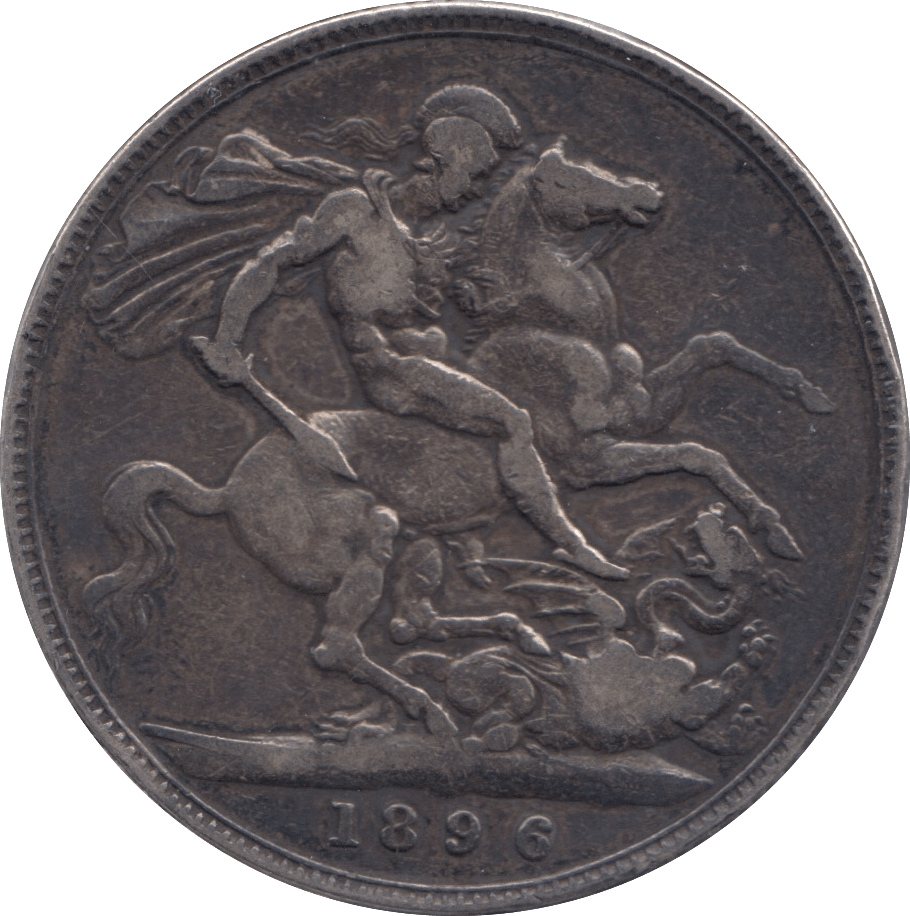 1896 CROWN ( GF ) LX - CROWN - Cambridgeshire Coins