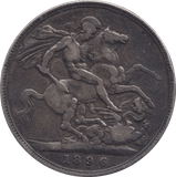 1896 CROWN ( GF ) LX - CROWN - Cambridgeshire Coins