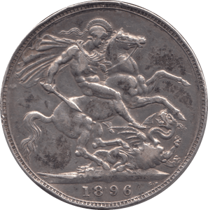 1896 CROWN ( GF ) LX - CROWN - Cambridgeshire Coins