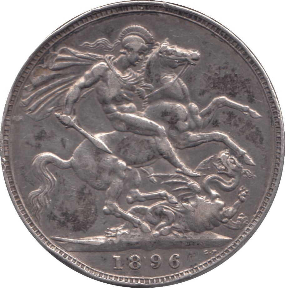 1896 CROWN ( GF ) LX - CROWN - Cambridgeshire Coins
